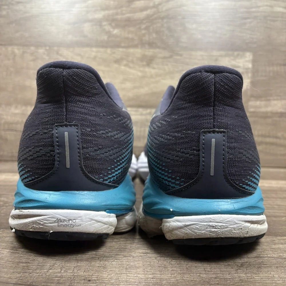 Mizuno Wave Inspire 21 Blue Gray Mens US Size 16 Wide 411492.9W00 Running Shoes - Picture 4 of 9
